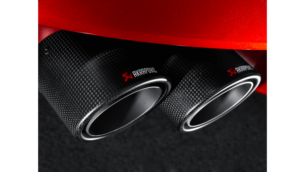 AKRAPOVIC TP-CT/10 Tail pipe set BMW M5 F10/F13 M6 (Carbon) Photo-3