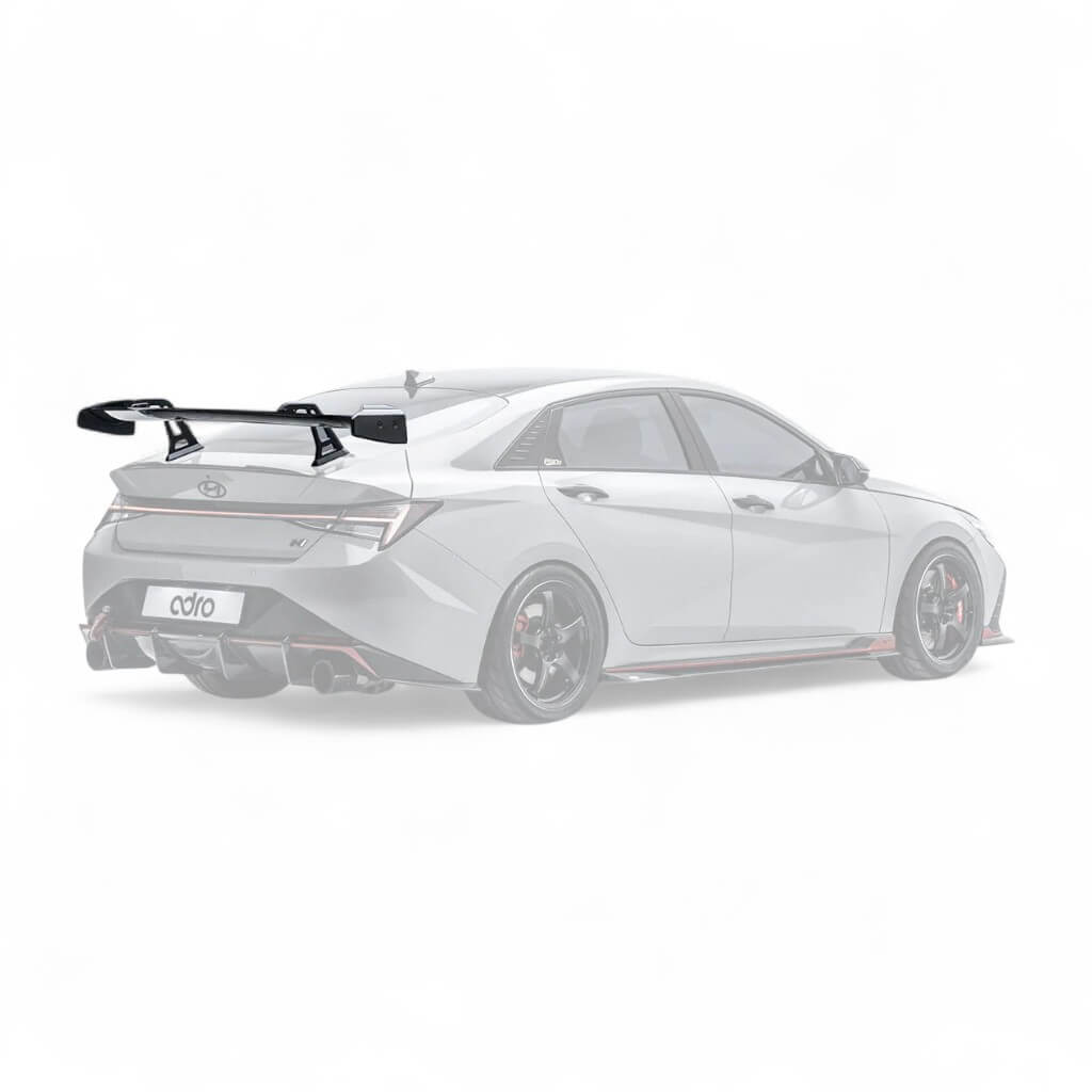 ADRO A10A40-1511 Swan Neck Wing AT-R1, Curved for HYUNDAI Elantra N 2022-2023 Photo-4