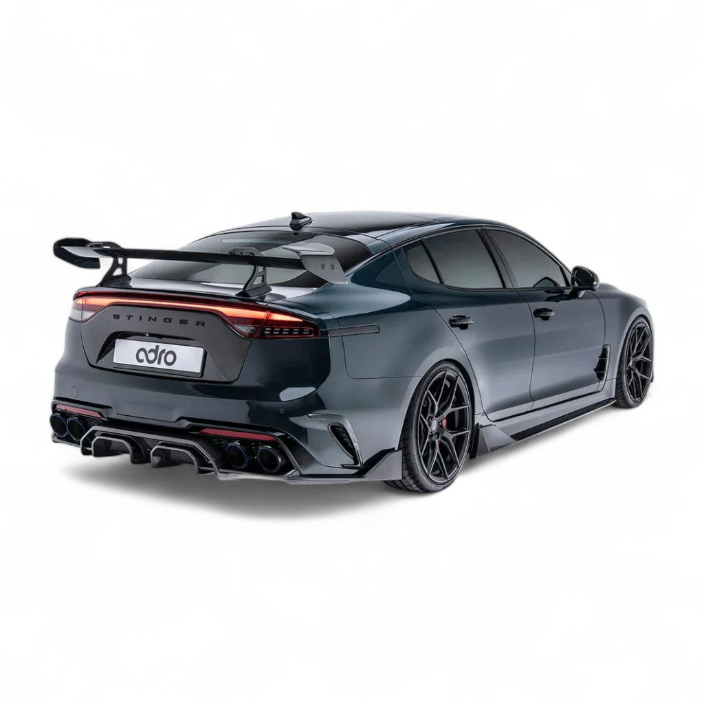 ADRO A12A30-1504 Swan Neck Wing AT-R2, Curved for KIA Stinger 2018- Photo-7