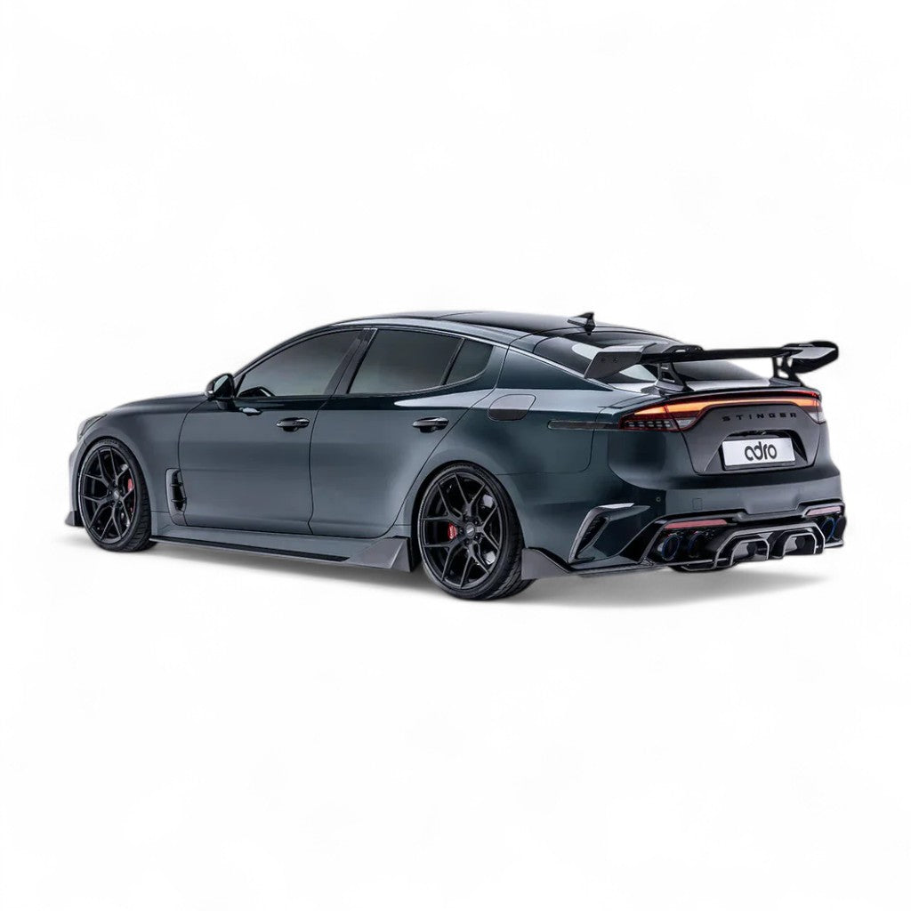 ADRO A12A30-1504 Swan Neck Wing AT-R2, Curved for KIA Stinger 2018- Photo-8