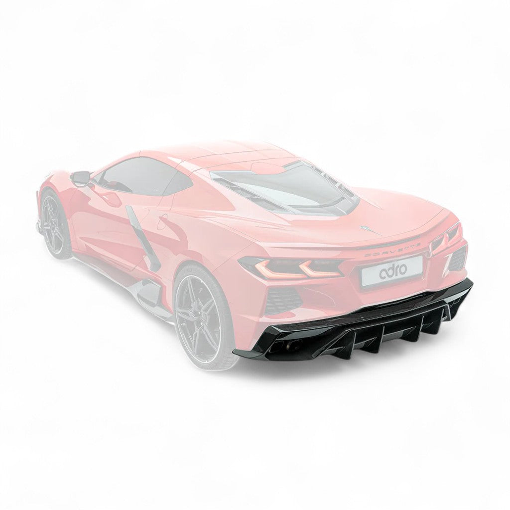 ADRO A13A10-1301 Rear Diffuser for CHEVROLET Corvette (C8) 2020- Photo-0