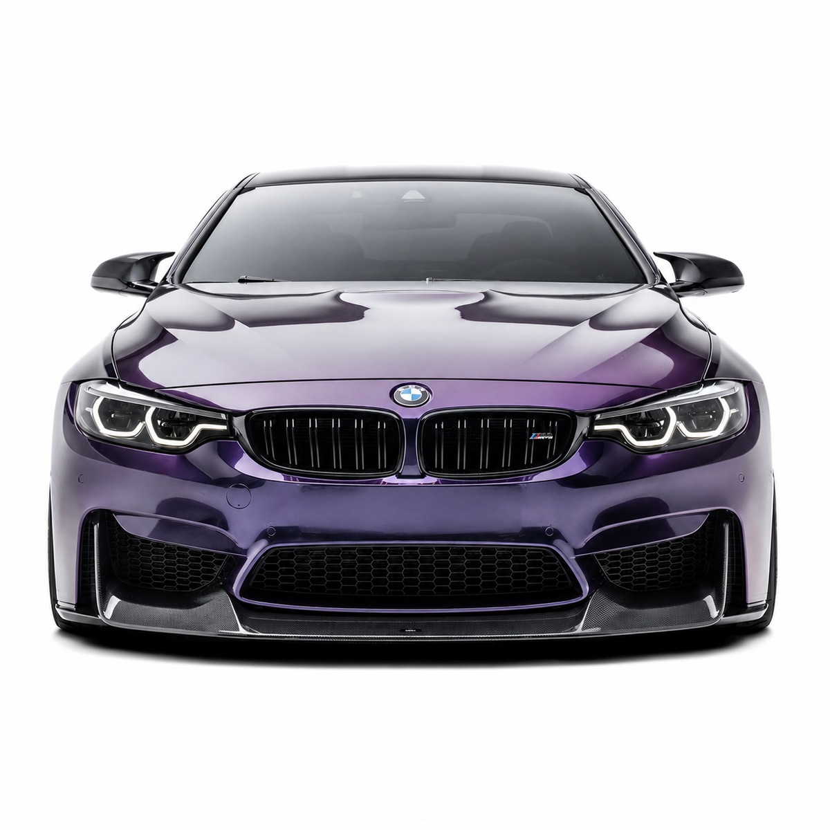 ADRO A14A10-1202 Front Lip V2 for BMW M3 (F80) / M4 (F82) Photo-1