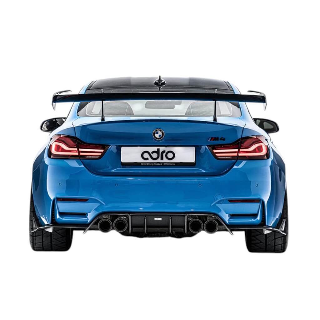 ADRO A14A10-1511 Swan Neck Wing AT-R1, Curved for BMW M4 (F82) Photo-1