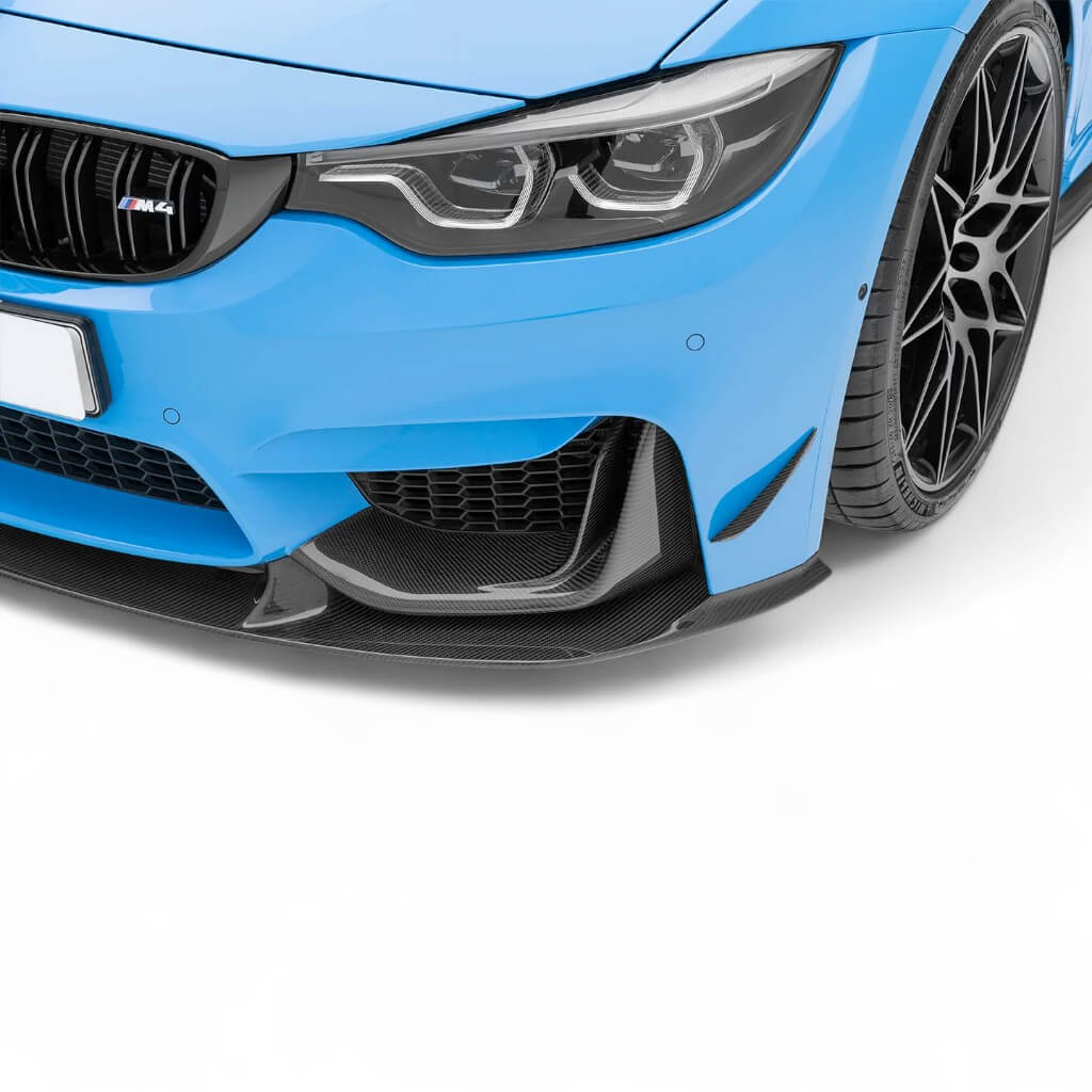 ADRO A14A10-1601 Front Bumper Canards for BMW M3 (F80) / M4 (F82 / F83) Photo-0