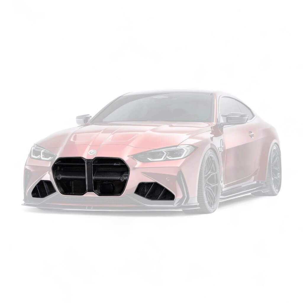 ADRO A14A11-2201/A14A11-2301 Front Bumper Carbon Fiber Grille And Duct Vent Set for BMW M3 (G80) / M4 (G82 / G83) 2020- Photo-2