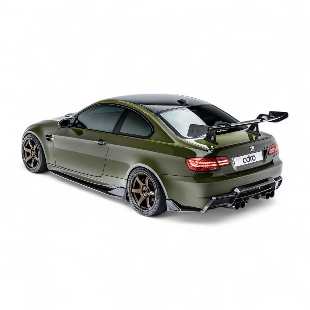 ADRO A14A20-1501 Swan Neck Wing AT-R1, Curved for BMW M3 (E92) Photo-4