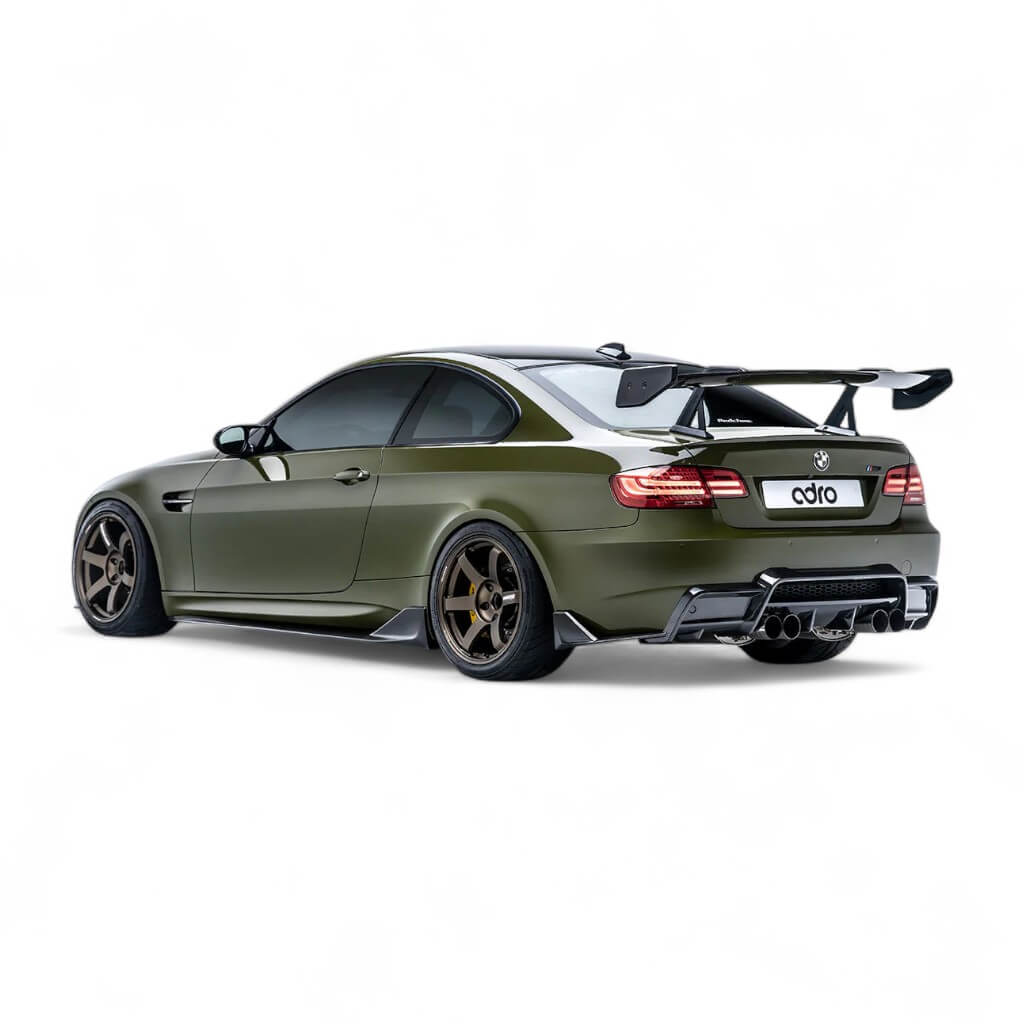 ADRO A14A20-1501 Swan Neck Wing AT-R1, Curved for BMW M3 (E92) Photo-5