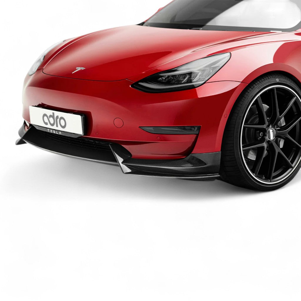 ADRO A15A10-1201 Front Lip V1 for TESLA Model 3 Photo-2