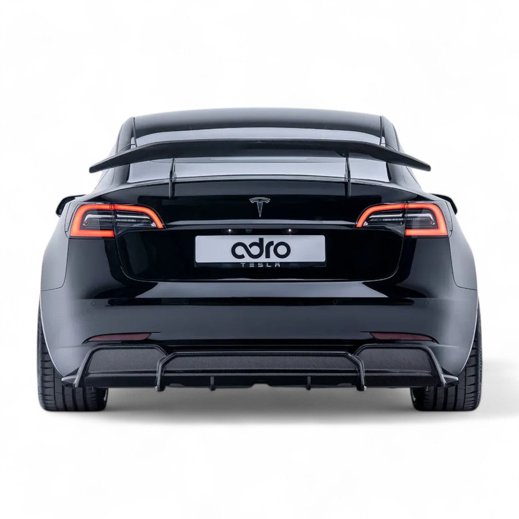 ADRO A15A10-1302 Rear Diffuser V2 for TESLA Model 3 Photo-3