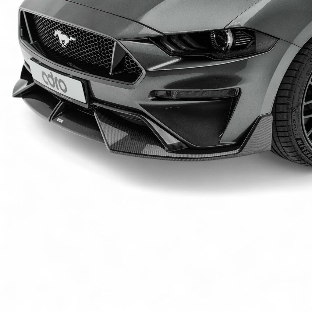 ADRO A16A10-1211 Lower Front Lip for FORD Mustang EcoBoost / GT 2018-2023 Photo-1