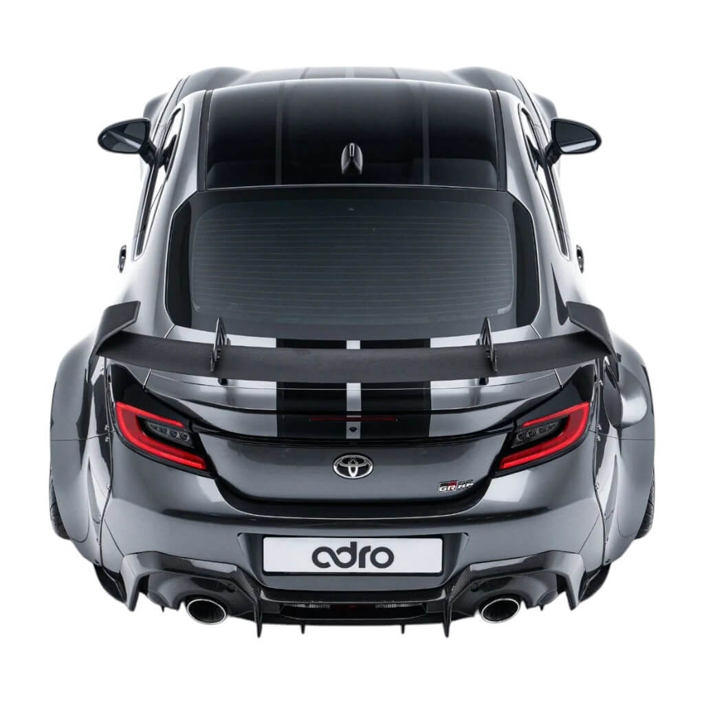 ADRO A18A10-1501 Swan Neck Wing AT-R1, Curved for TOYOTA GR86 / SUBARU BRZ 2022- Photo-3