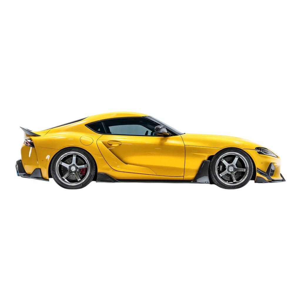 ADRO A18A20-1203 Carbon Fiber Front Lip V2 (Adro Bumper) for TOYOTA GR SUPRA 2020+ Photo-9
