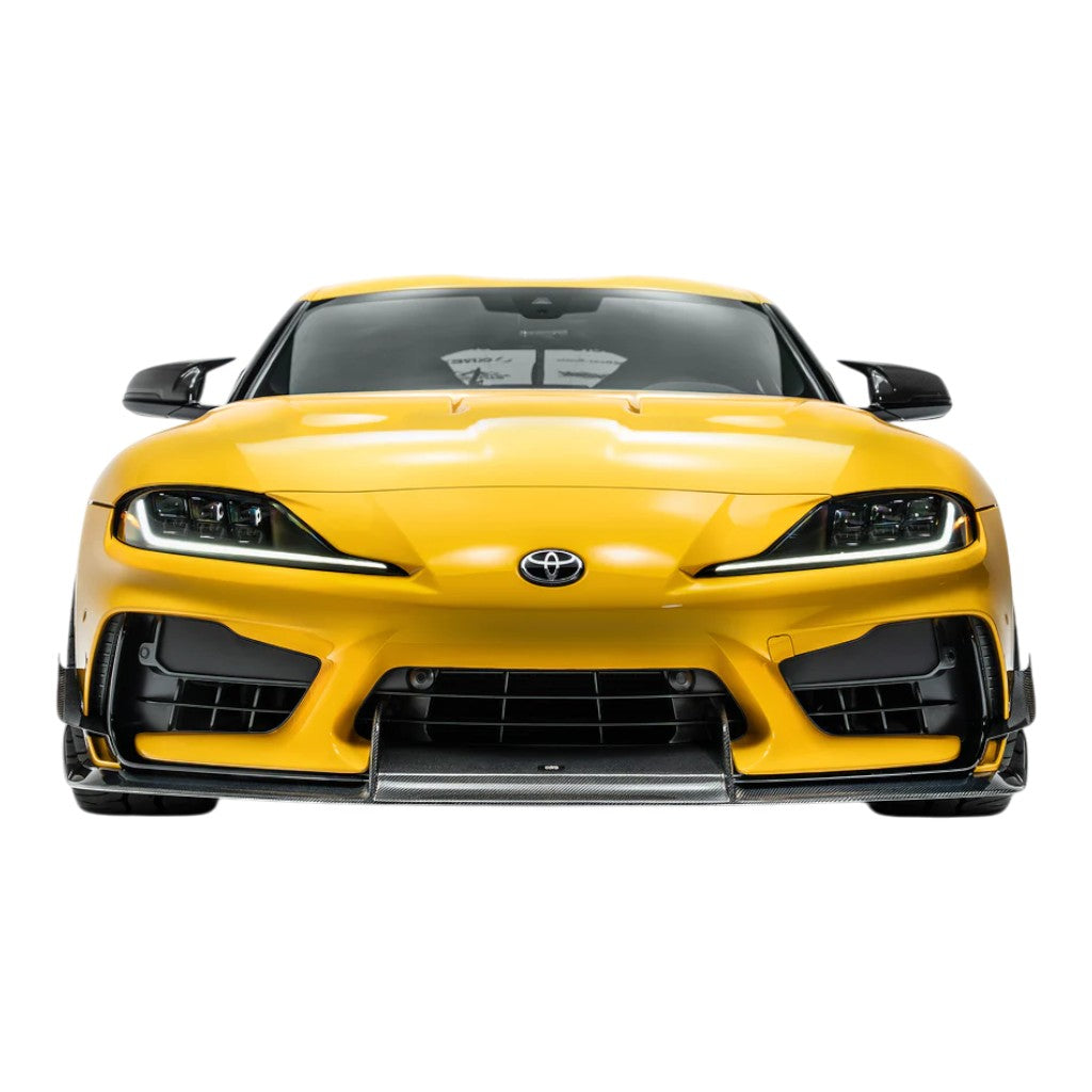 ADRO A18A20-1203 Carbon Fiber Front Lip V2 (Adro Bumper) for TOYOTA GR SUPRA 2020+ Photo-3