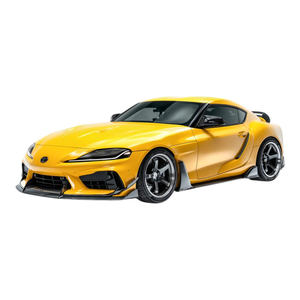 ADRO A18A20-1203 Carbon Fiber Front Lip V2 (Adro Bumper) for TOYOTA GR SUPRA 2020+ Photo-5