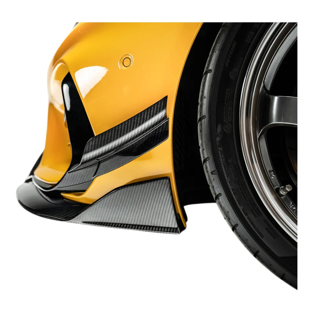 ADRO A18A20-1203 Carbon Fiber Front Lip V2 (Adro Bumper) for TOYOTA GR SUPRA 2020+ Photo-6