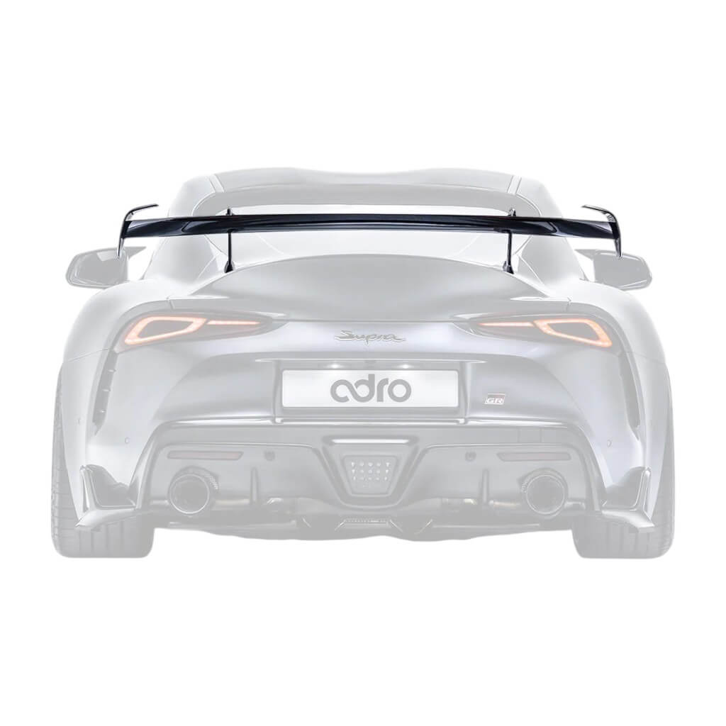 ADRO A18A20-1501 Swan Neck Wing AT-R2, Curved for TOYOTA GR Supra 2020- Photo-1