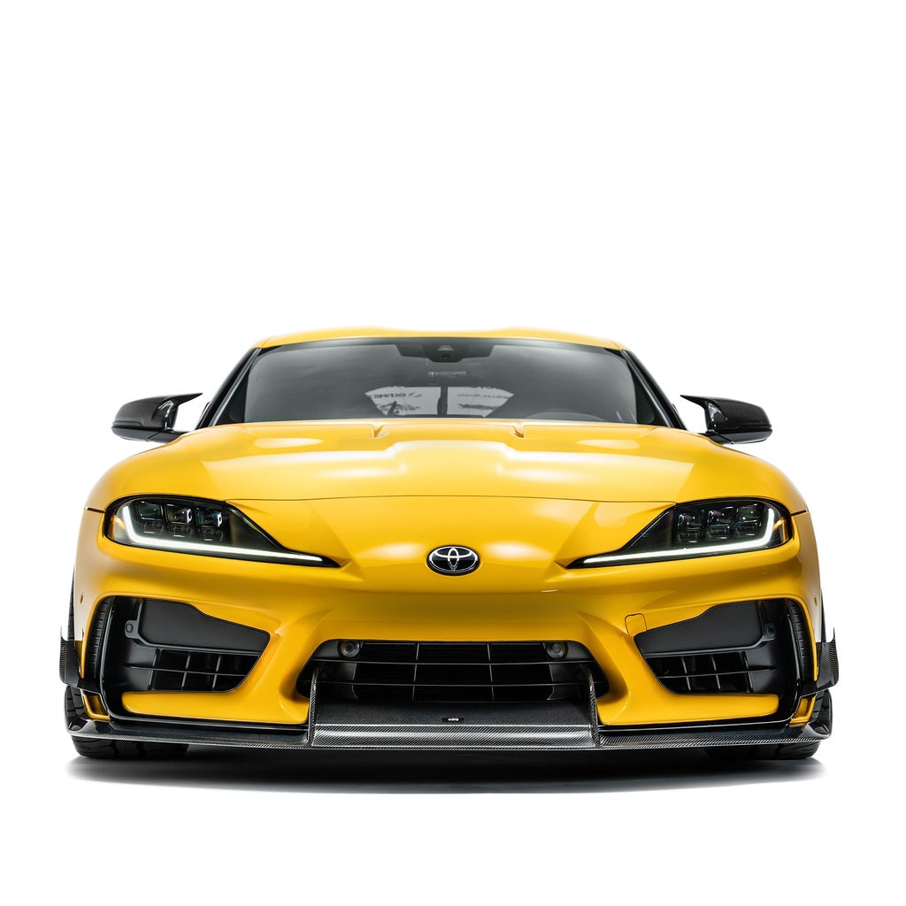 ADRO A18A20-1601 Front Prepreg Canards (Adro Bumper) for TOYOTA GR Supra Photo-3