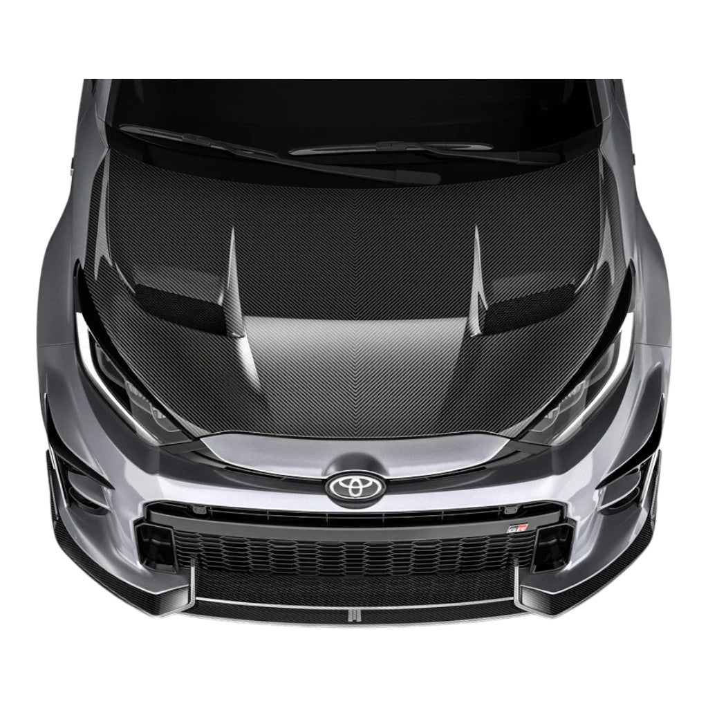 ADRO A18A30-1201 Carbon Fiber Front Lip for TOYOTA GR Yaris (GEN 1) 2020+ Photo-3