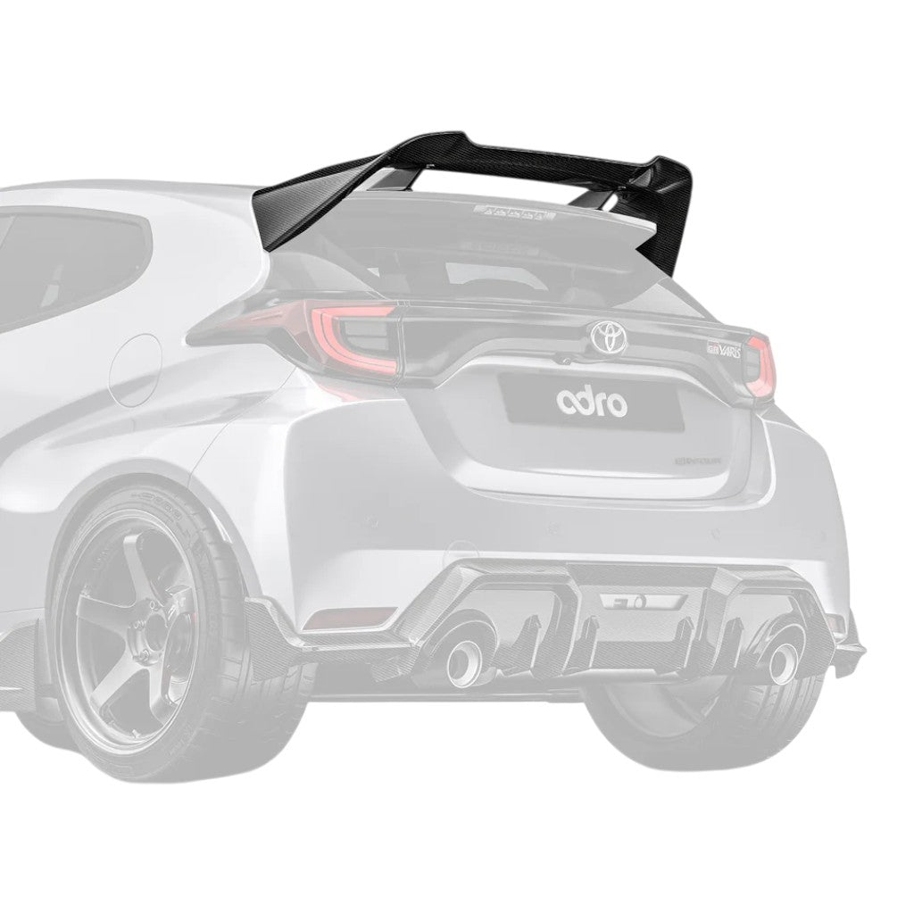 ADRO A18A30-1501 Rear Spoiler (Carbon) for TOYOTA GR Yaris (GEN 1 / GEN 2) 2020- Photo-0