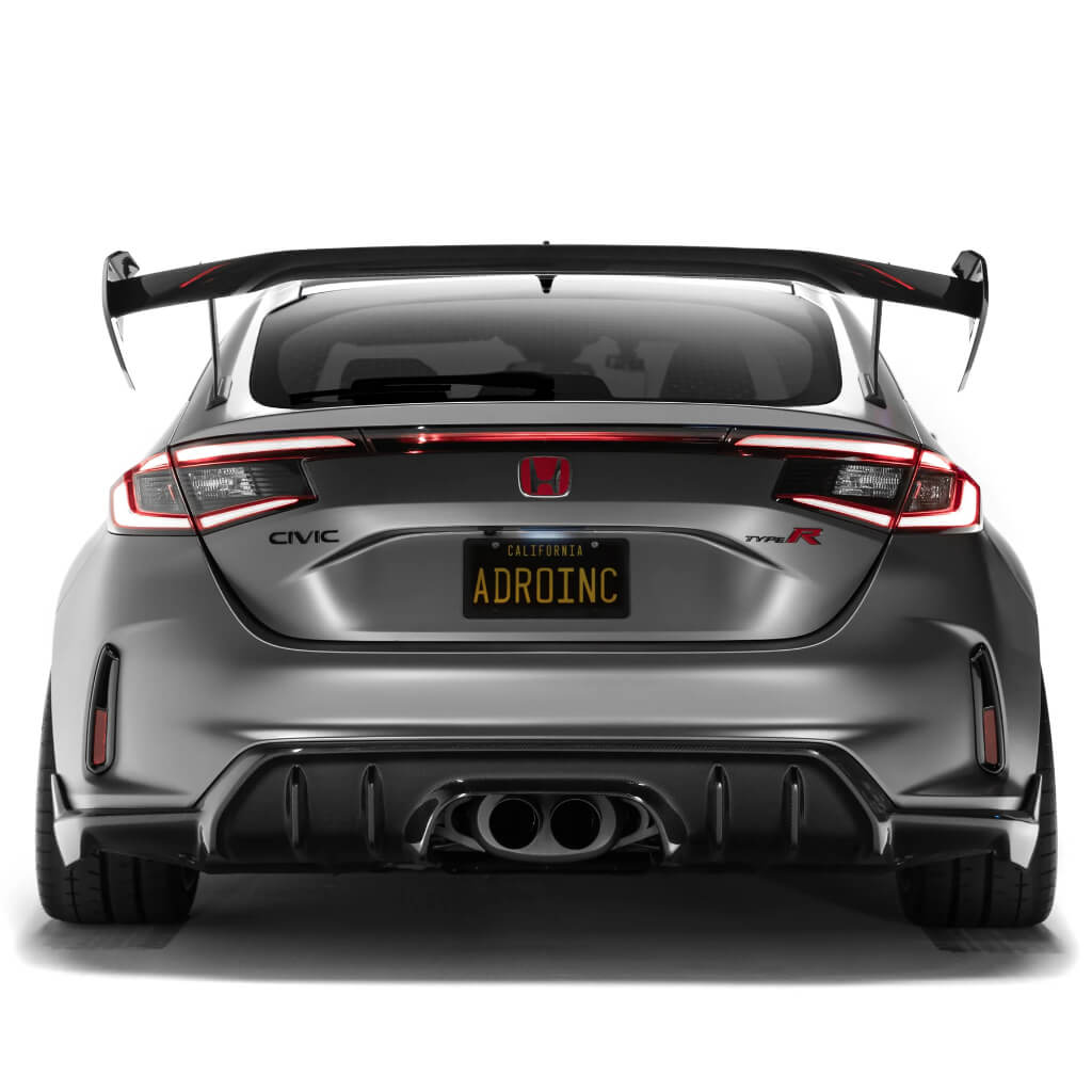 ADRO A22A10-1501 Swan Neck Wing AT-R4 for HONDA Civic Type R 2023- Photo-5