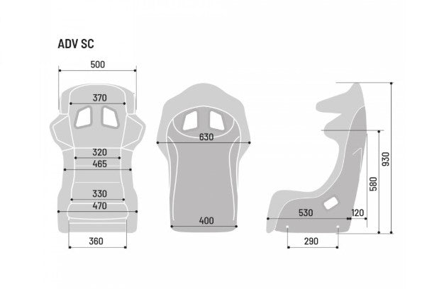 SPARCO 008020ZNR Racing seat ADV SC, FIA 8862-2009, carbon, black Photo-1