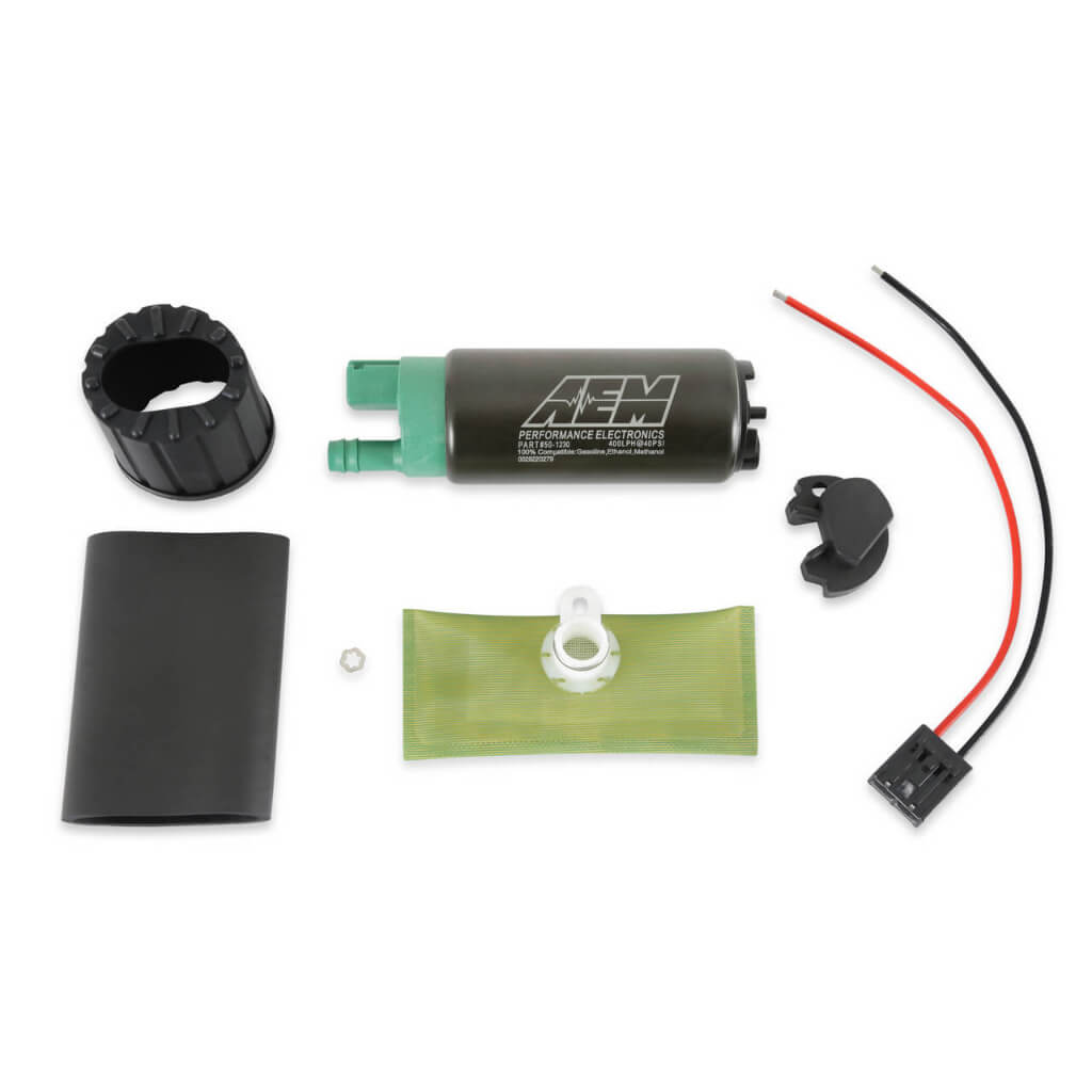 AEM 50-1230 Hi Flow Fuel Pump Kit In Tank Barbed FTG 400LPH Photo-5