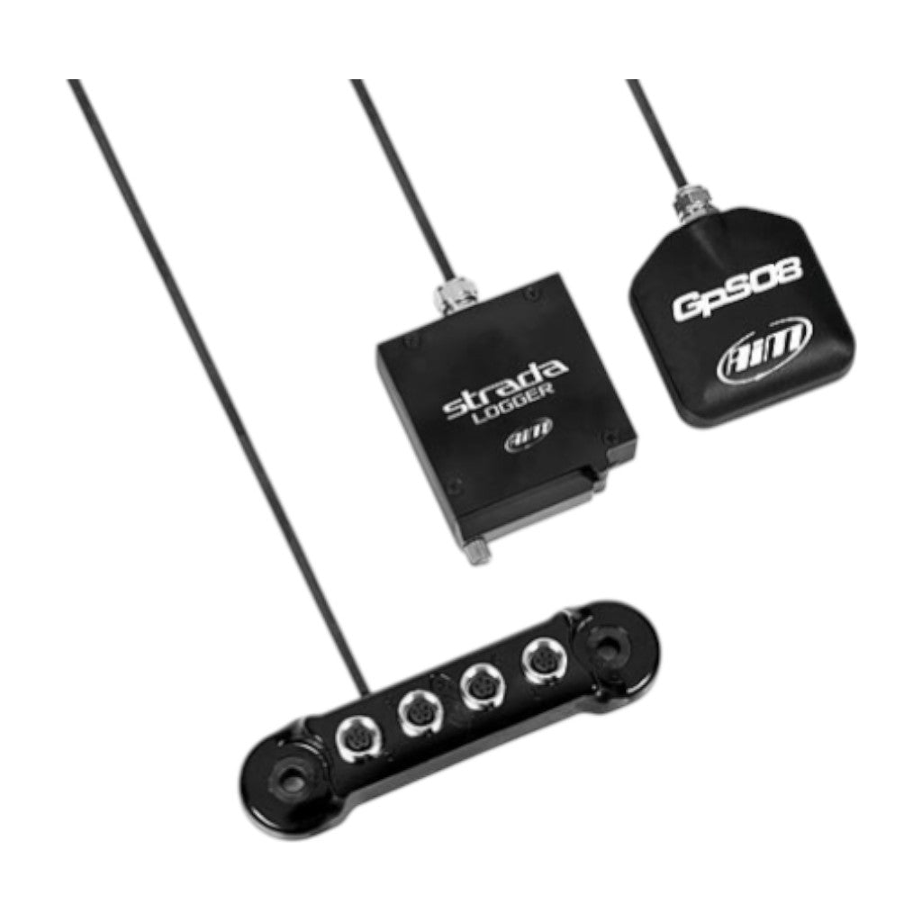 AIM X08MMD04G13DH04 Strada Logger 40 cm, GPS08 Module 1,3 m, Data Hub 40 cm Photo-0