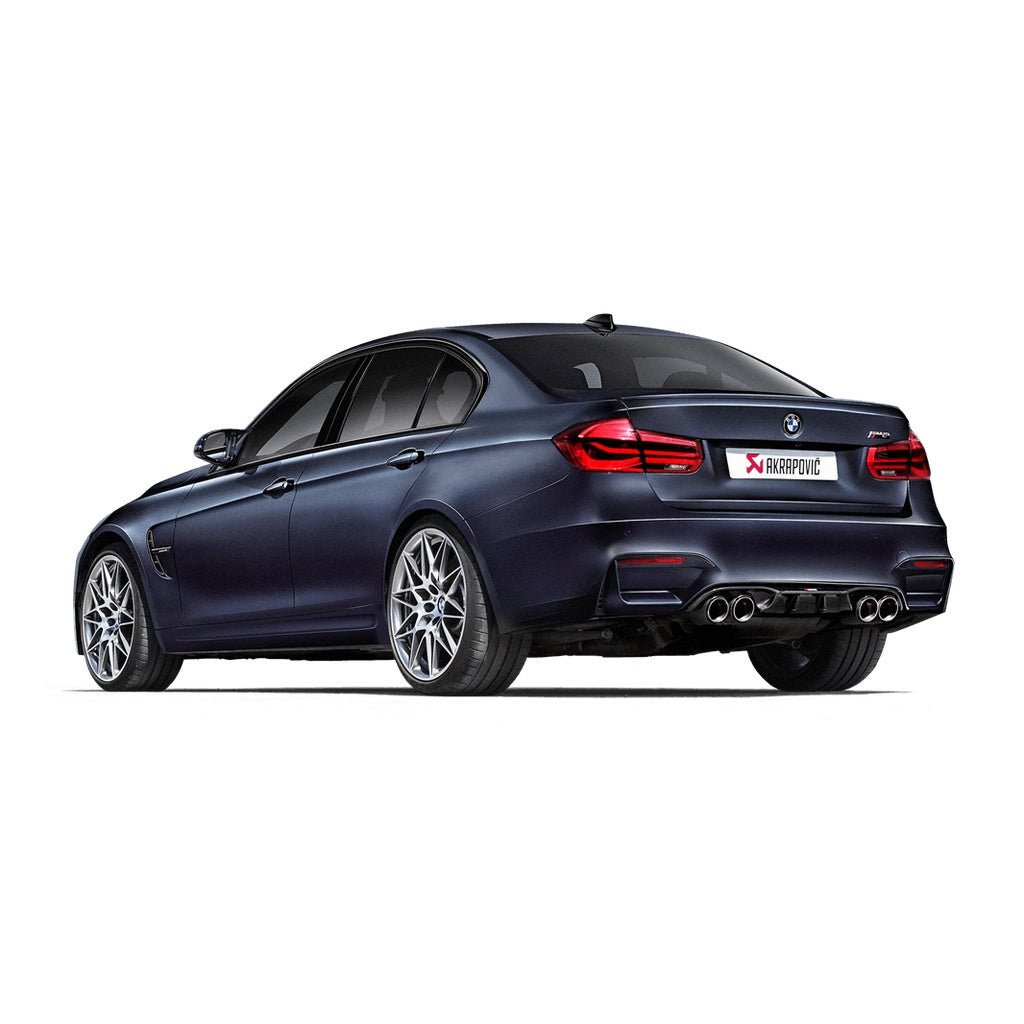 AKRAPOVIC DI-BM/CA/4/G Rear Diffuser (Carbon / High Gloss) for BMW M3 (F80) / M4 (F82 / F83) Photo-2