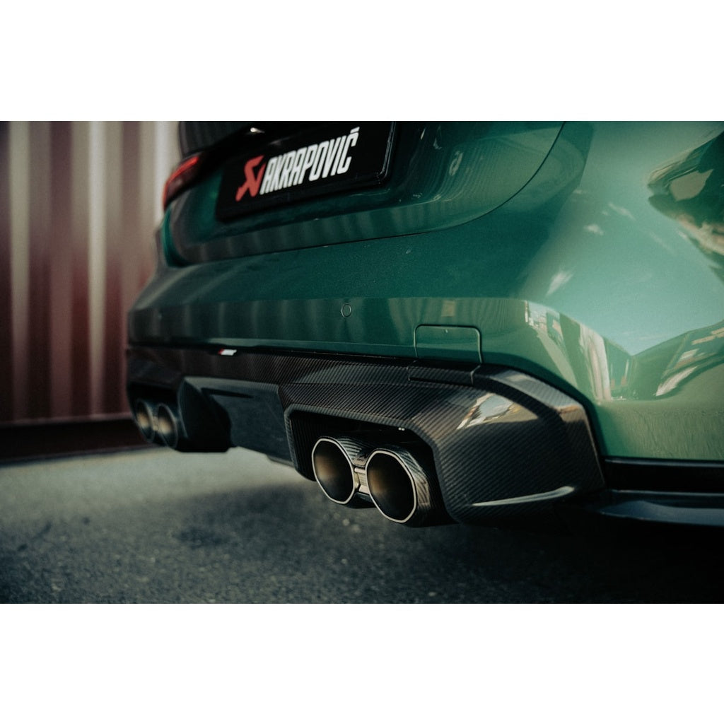 AKRAPOVIC DI-BM/CA/9/G Rear Diffuser (Carbon / Gloss) for BMW M3 (G80 / G81) / M4 (G82 / G83) Photo-2