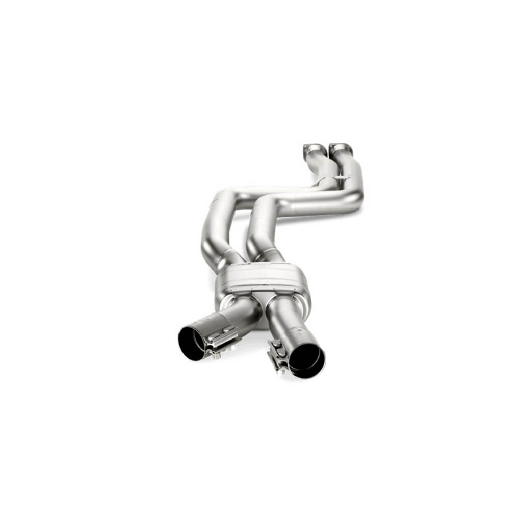 AKRAPOVIC E-BM/T/3 Link Pipe Set Evolution (Titanium) for BMW M3 (F80) / М4 (F82) Photo-1