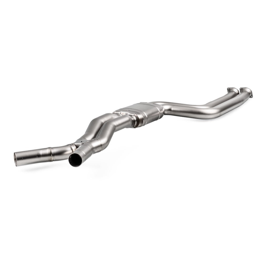 AKRAPOVIC E-BM/T/5 Link Pipe Set Evolution (Titanium) for BMW M2 Competition / M2 CS (F87) OPF/GPF Photo-0