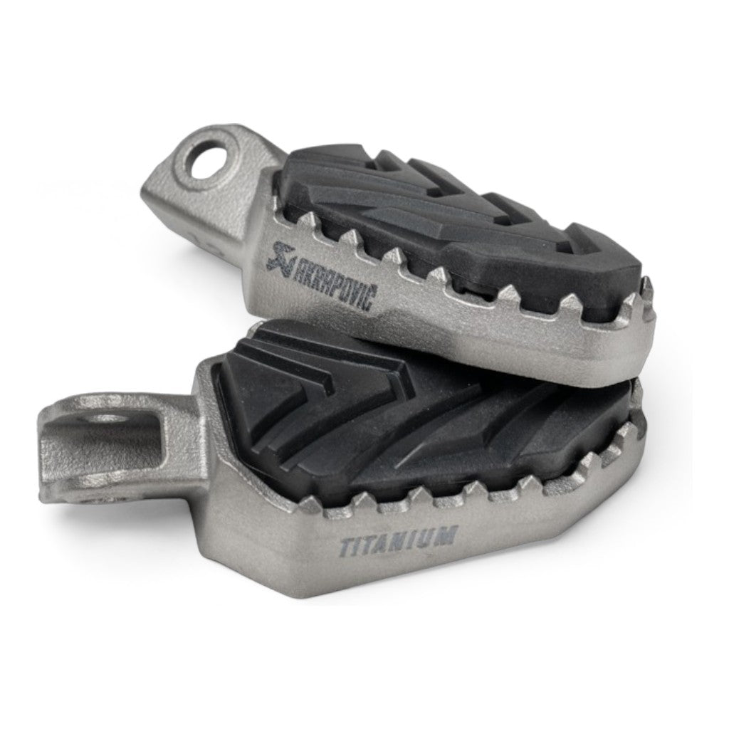 AKRAPOVIC F-CF4T1 Adventure Footpeg Set (Titanium) for CFMOTO 1000MT-X / 450MT / 700MT / 800MT / 800MT-X 2026 Photo-1