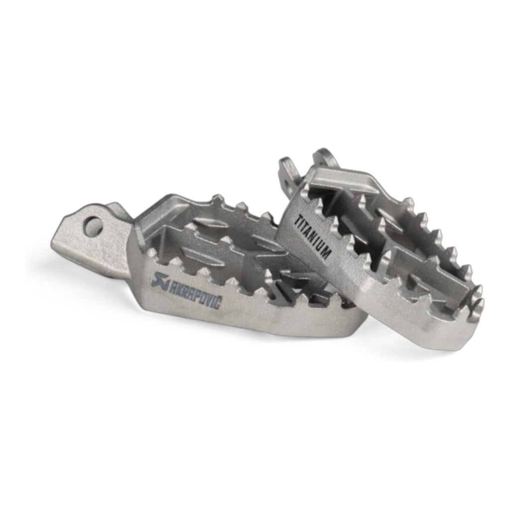 AKRAPOVIC F-KA5T1 Adventure Footpeg Set (Titanium) for KAWASAKI KLE 500 2026 Photo-0