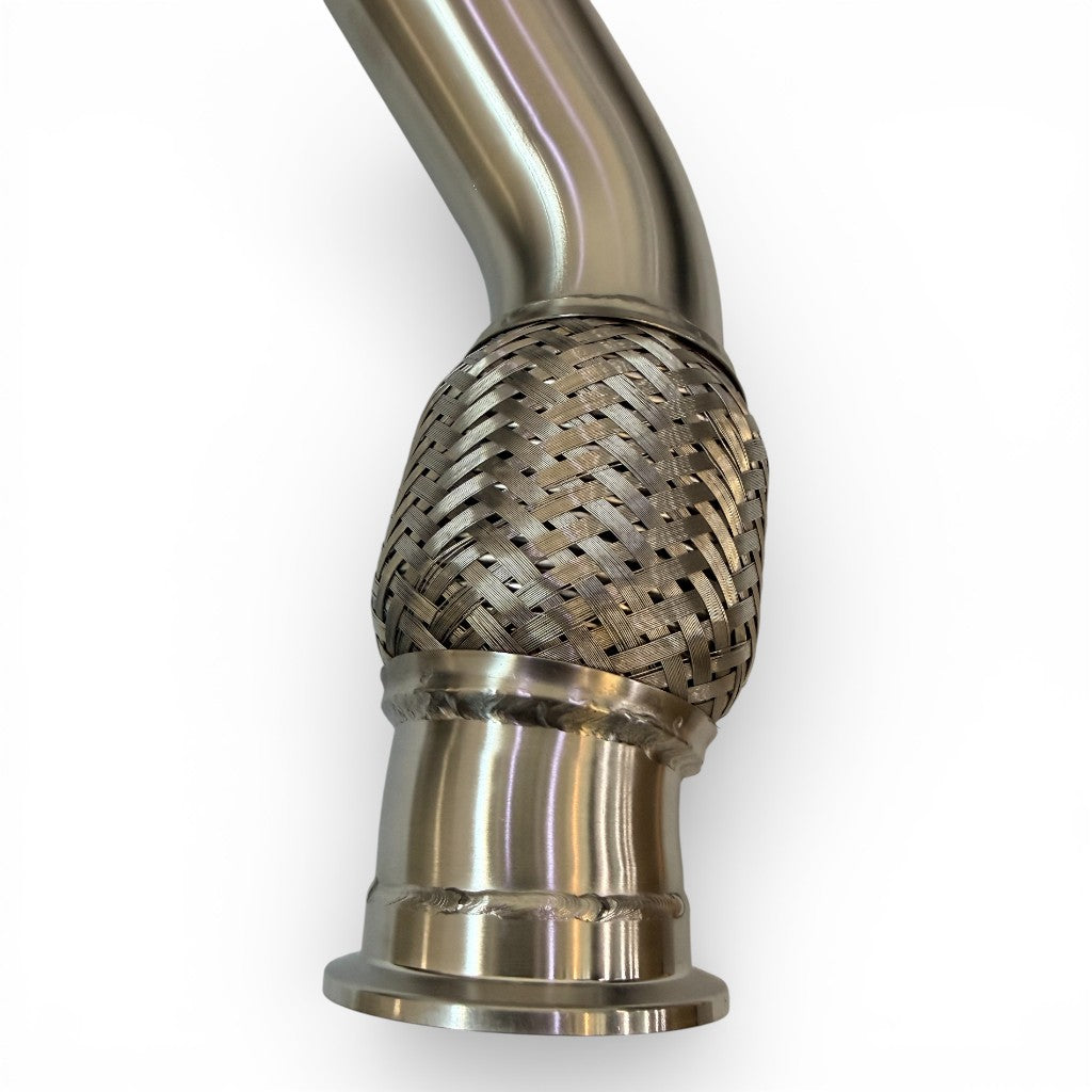 AKRAPOVIC L-AU/SS/3/L Link Pipe Left (Stainless Steel) for AUDI RS6 Avant (C7) Photo-2