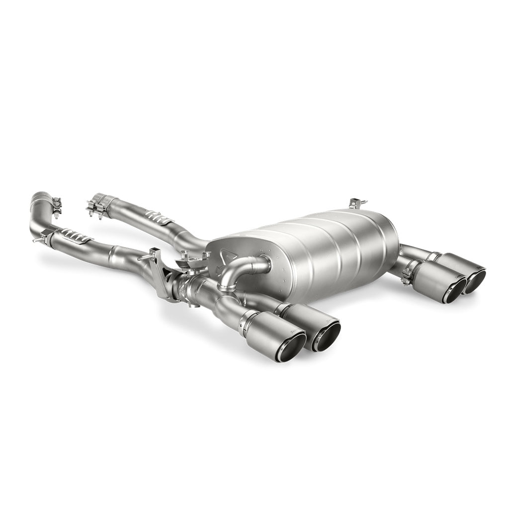 AKRAPOVIC M-BM/T/8H Exhaust System Slip-On Line (Titanium) for BMW M3 (F80) / M4 (F82) ECE Type Approval Photo-2