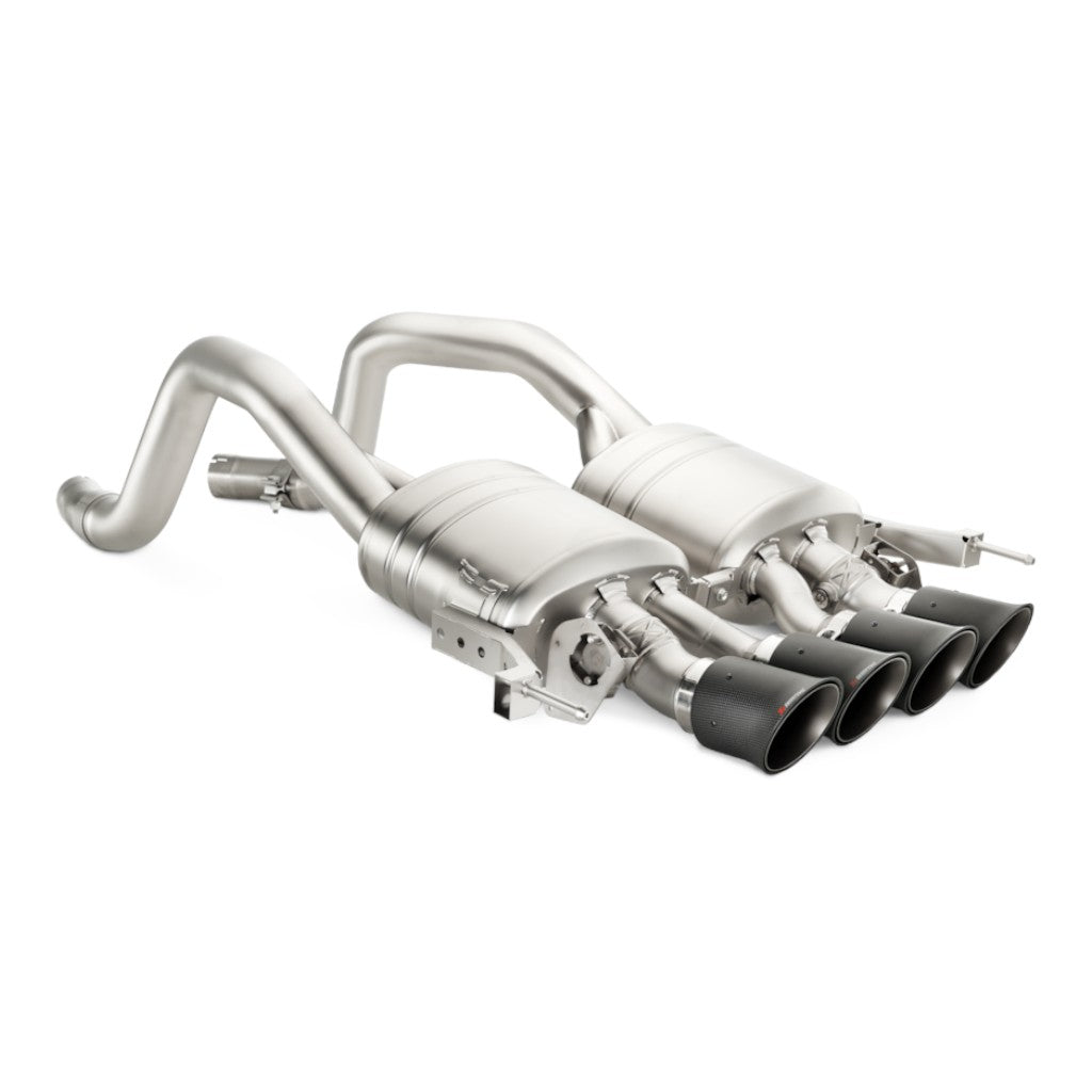AKRAPOVIC MTP-CO/TI/2 Exhaust System Slip-On Line (Titanium) for CHEVROLET Corvette Z06 (C7) 2014-2019 Photo-0