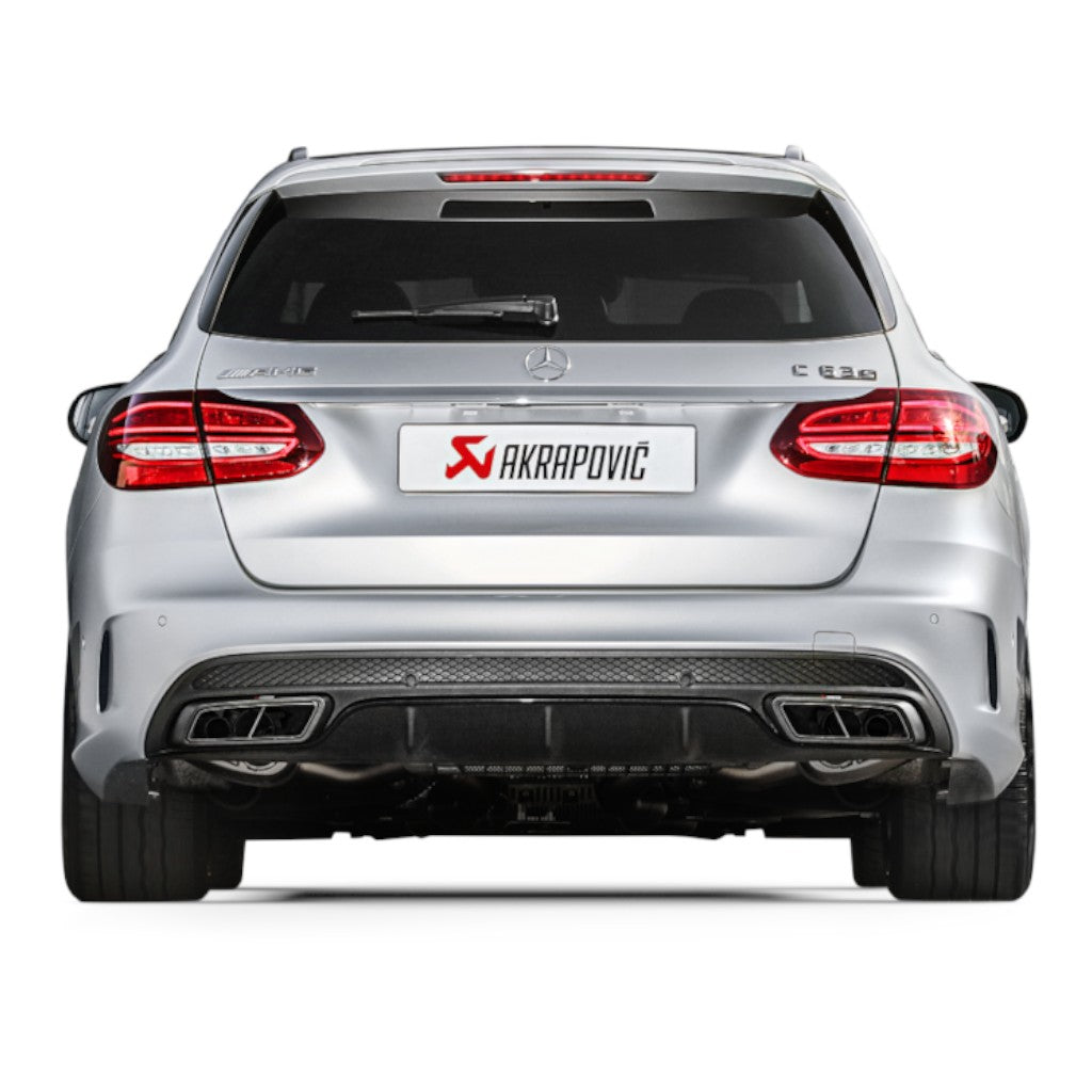 AKRAPOVIC MTP-ME/T/2H/1 Exhaust System Evolution Line (Titanium) for MERCEDES C63 AMG / C63S AMG (W205 / S205) 2015-2018 ECE Type Approval Photo-4