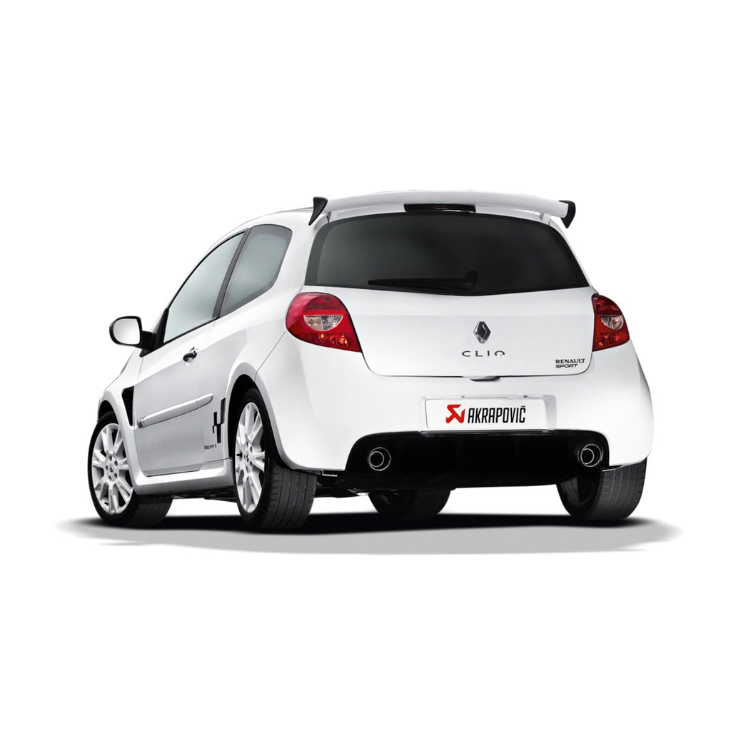 AKRAPOVIC MTP-RECL3RSH Exhaust System Slip-On Line (Stainless Steel) for RENAULT Clio III RS 200 2009-2012 EC Approval Photo-2