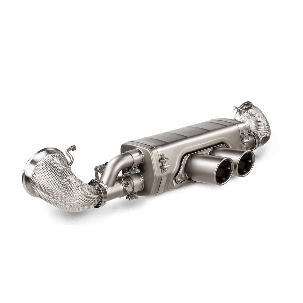AKRAPOVIC P-CP034 Adapter Set Slip-On Race Line (Stainless Steel) for PORSCHE 911 GT3 / GT3RS (992) 2021- Photo-1