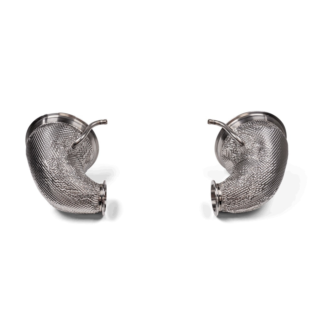 AKRAPOVIC P-CP034 Adapter Set Slip-On Race Line (Stainless Steel) for PORSCHE 911 GT3 / GT3RS (992) 2021- Photo-0