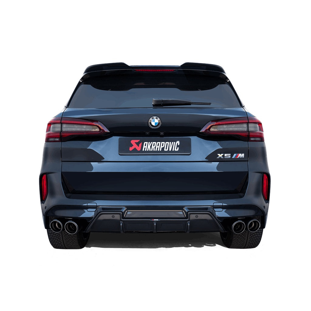 AKRAPOVIC S-BM/T/16H Exhaust System Slip-On Line (Titanium) for BMW X5M (F95) / X6M (F96) 2019-2023 Photo-1