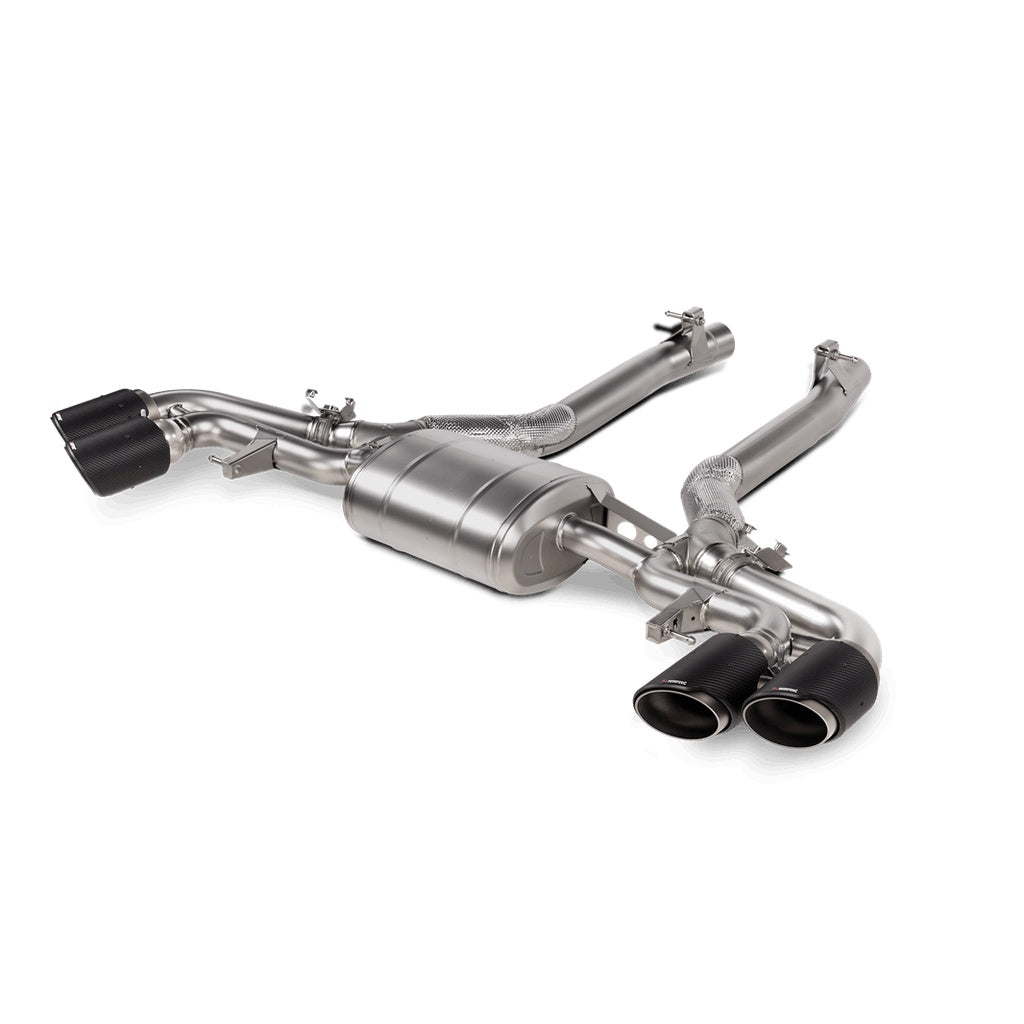 AKRAPOVIC S-BM/T/16H Exhaust System Slip-On Line (Titanium) for BMW X5M (F95) / X6M (F96) 2019-2023 Photo-0