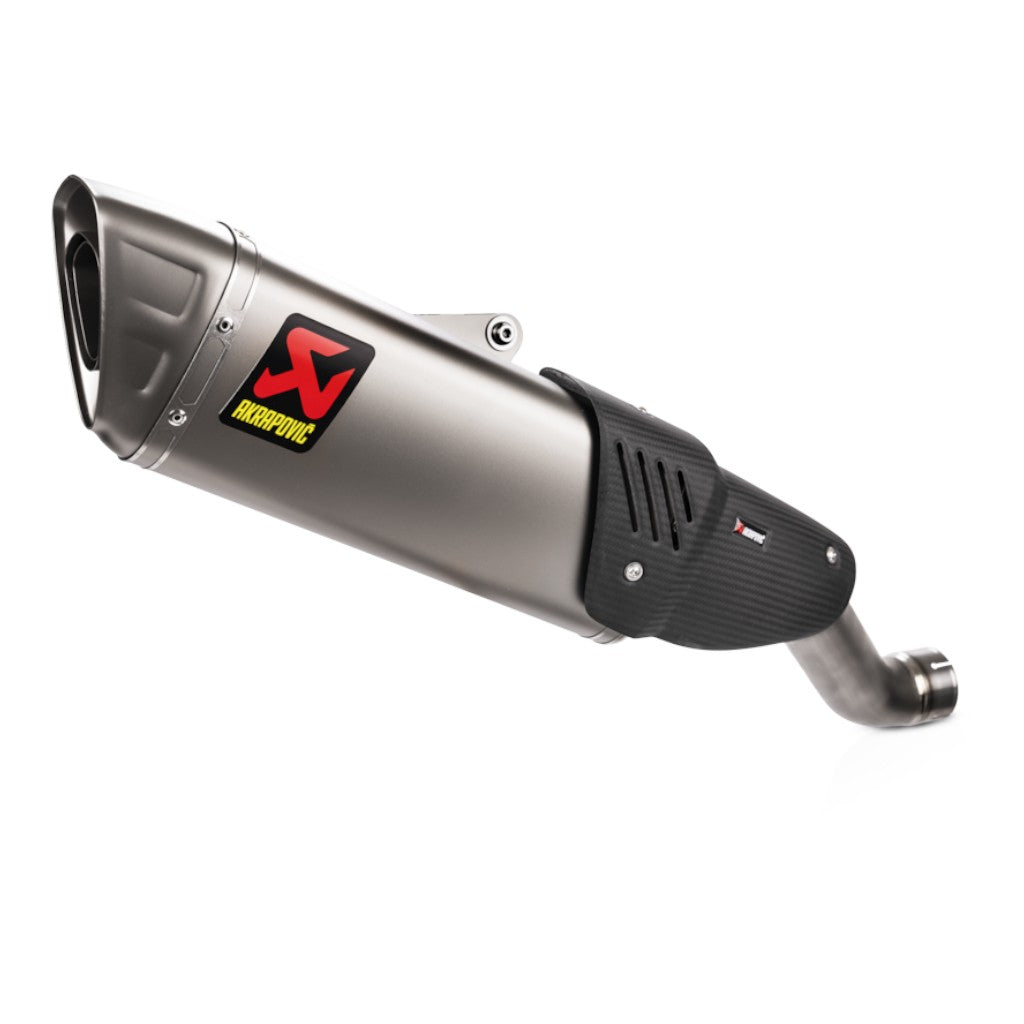 AKRAPOVIC S-A10SO14-HEZT Exhaust System Slip-On Line (Titanium) for APRILIA RSV4 / TUONO V4 2025-2026 Photo-0