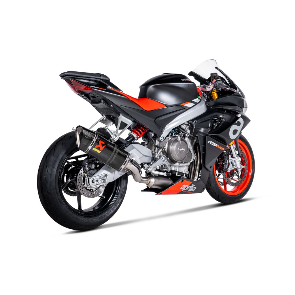 AKRAPOVIC S-A6R5-APLC Exhaust System Racing Line (Carbon) for APRILIA RS 660 / Tuono 660 Photo-2