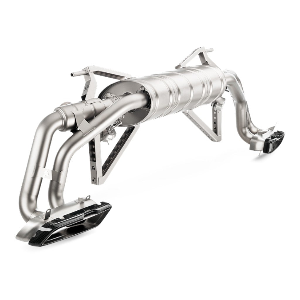 AKRAPOVIC S-AUR8SO3-T Exhaust System Slip-On Line (Titanium) for AUDI R8 5.2 FSI Coupe / Spyder 2016-2018 Photo-0