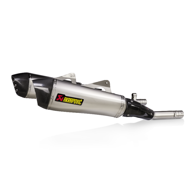 AKRAPOVIC S-B16SO4-HZAAT Exhaust System Slip-On Line (Titanium) for BMW K 1600 GT/GTL 2021-2023 Photo-0
