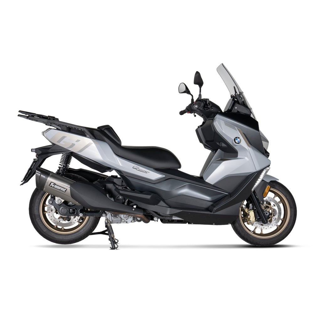 AKRAPOVIC S-B4SO3-HILT Muffler Slip-On Line (Titanium) for BMW C400X / GT 2025- Photo-1