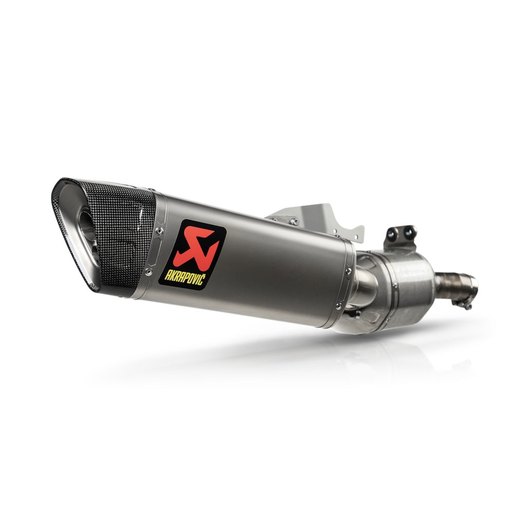 AKRAPOVIC S-B9SO2-HAPLT Muffler Slip-On Line (Titanium) for BMW F900 XR 2025- Photo-0