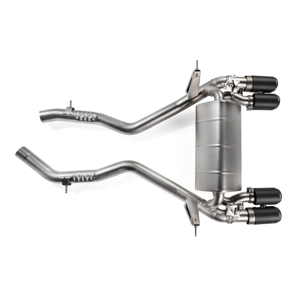 AKRAPOVIC S-BM/T/4H Exhaust System Slip-On Line (Titanium) for BMW M4 (F82 / F83) ECE Type Approval Photo-1