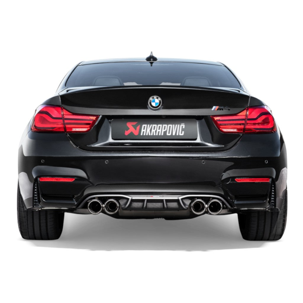 AKRAPOVIC S-BM/T/4H Exhaust System Slip-On Line (Titanium) for BMW M4 (F82 / F83) ECE Type Approval Photo-2